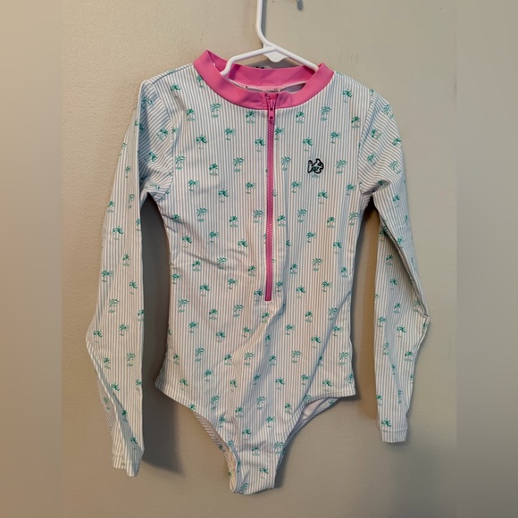 Prodoh Other - Prodoh Long Sleeve Swimsuit with Palm Trees